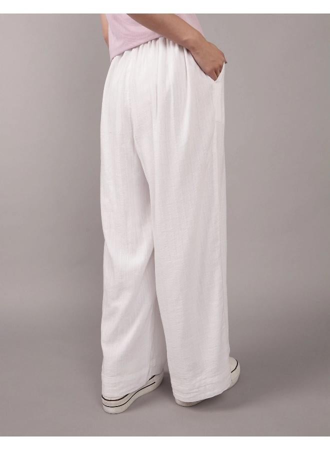 امريكان ايجل بنطلون واسع من الشاش عالي الخصر - Image 4