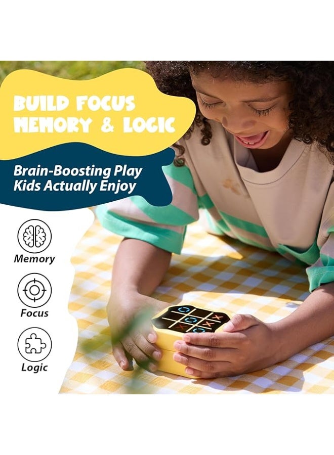 vGRASSP Portable Electronic XO Game with Lights & Sounds, Interactive Strategy Board Game for Kids & Adults - Image 5