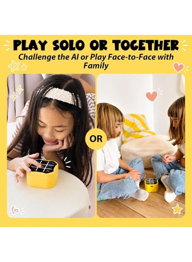 vGRASSP Portable Electronic XO Game with Lights & Sounds, Interactive Strategy Board Game for Kids & Adults - Image 4