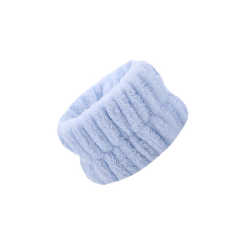 Generic Wash Face Hair Belt Wash No More Dripping Moisture-proof Sleeve Wrist Bracer Waterproof Simple Cuff Wrist Band Absorbent Artifact Wrist Band Blue