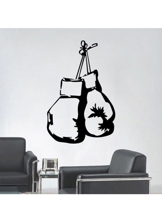 Gloves Pattern Boxing Wall Sticker Black 600x5x400mm  - Image 3