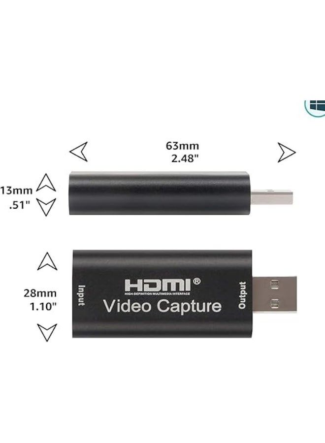 HDMI Video Capture Card 4K HDMI to USB 2.0 Adapter 1080P Video Recording for Streaming Gaming Video Conferencing - Image 5
