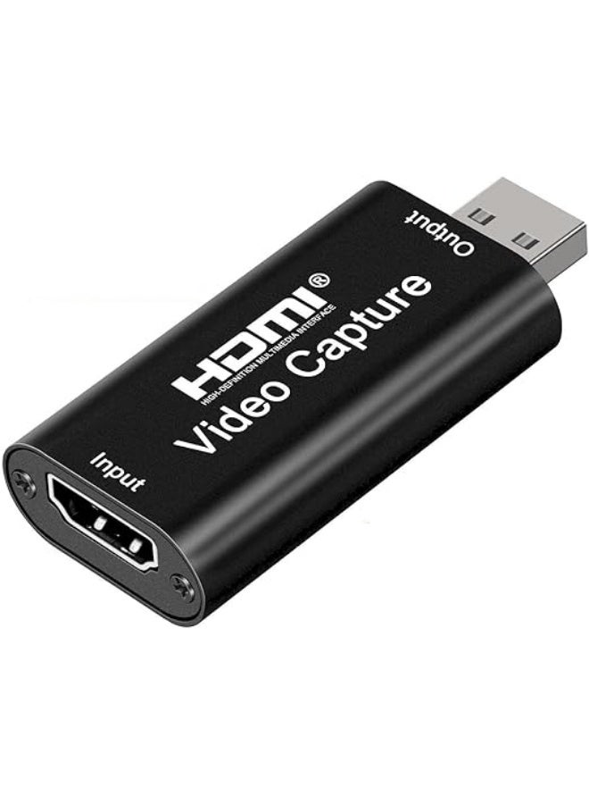 HDMI Video Capture Card 4K HDMI to USB 2.0 Adapter 1080P Video Recording for Streaming Gaming Video Conferencing - Image 1