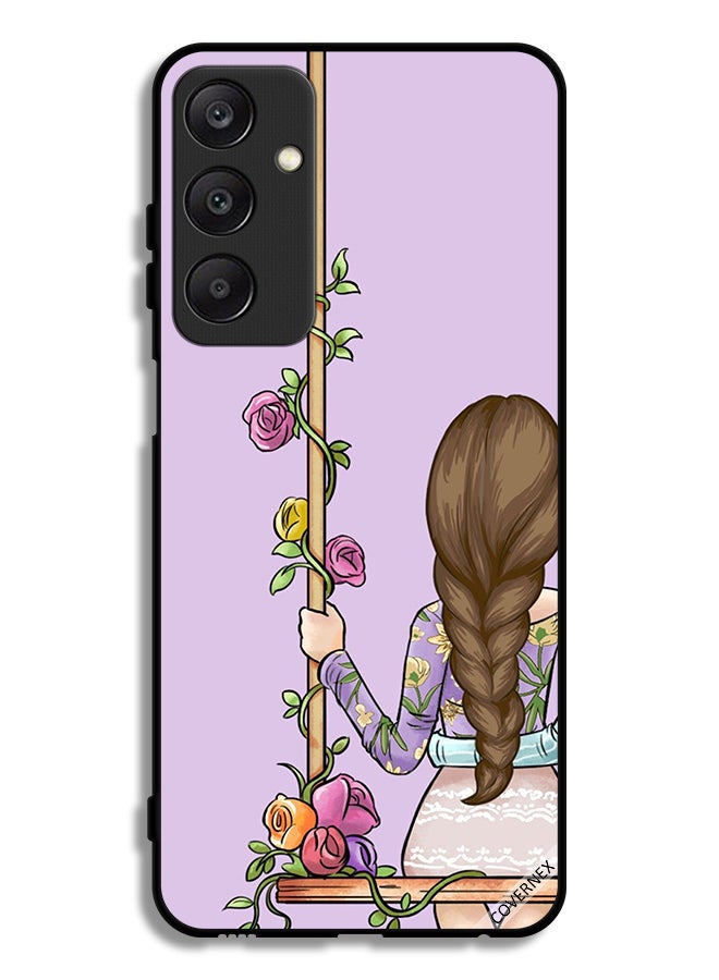 Covernex Samsung Galaxy A25 5G Protective Case Cover Girl Bff Wallpaper - Image 1