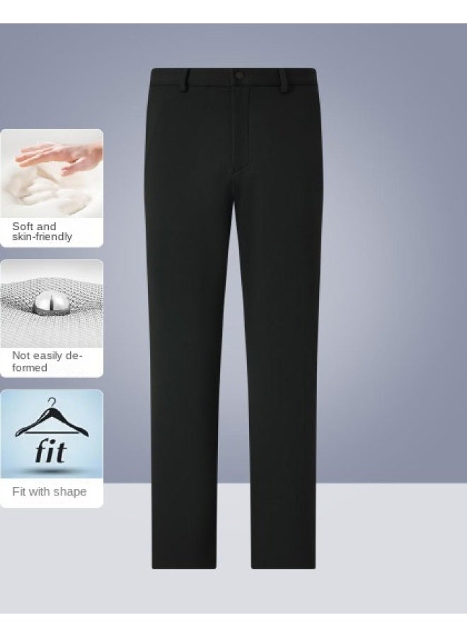 Septwolves Four-way Stretch】autumn Comfortable And Stylish Versatile Trousers For Men, Daily Commute Straight-leg Pants - Image 1