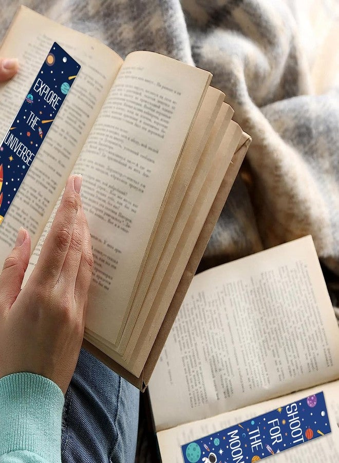 فاصل كتاب بتصميم صاروخ فضائي - اقتباسات ملهمة - 30 قطعة - Image 4