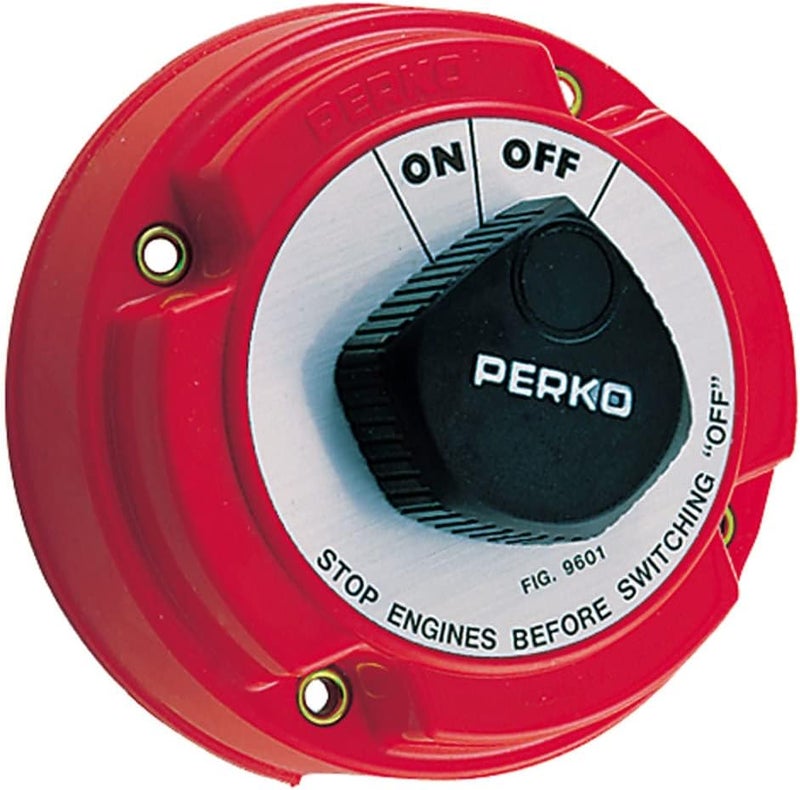 9601DP Battery Disconnect Switch, Red