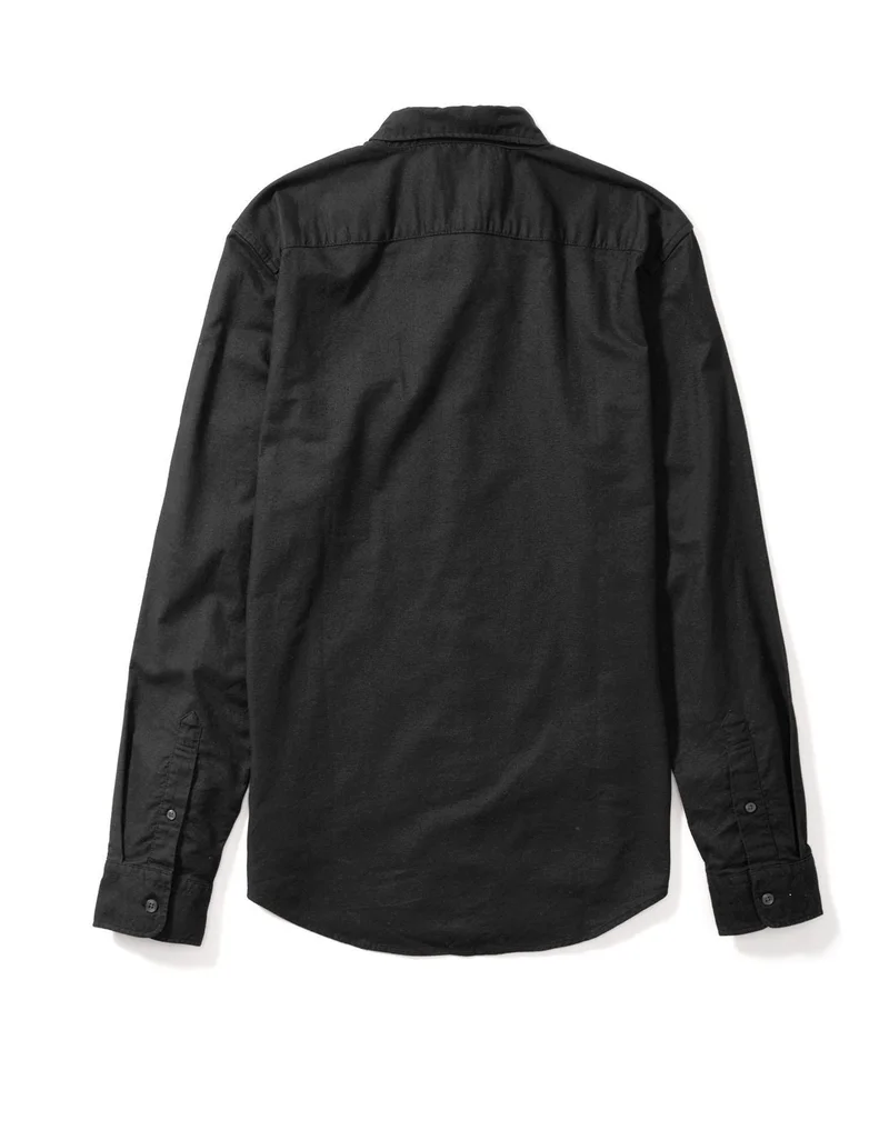 American Eagle  AE Slim Fit Flex Oxford Button-Up Shirt for Men | Best Price UAE