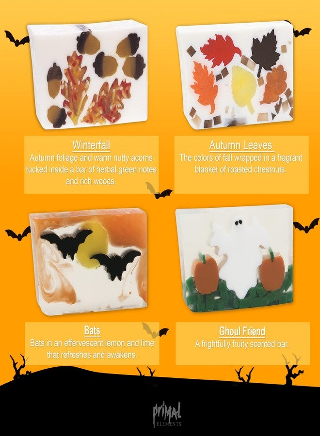 Primal Elements Fall/Halloween Theme Bundle, Fun Spooky Glycerin Soap, Halloween Decorations, Moisturizing for Hands, Face, and Body, Handmade Gift, Cruelty and Paraben Free Soap - 8 Pack - Image 5