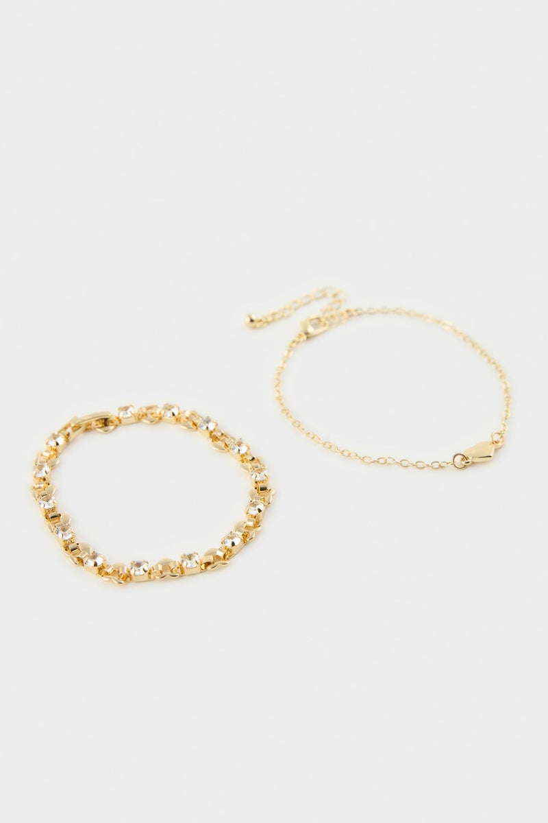 DeFacto Gold Woman Woman 2 Piece Bracelet Set Casual - Image 4