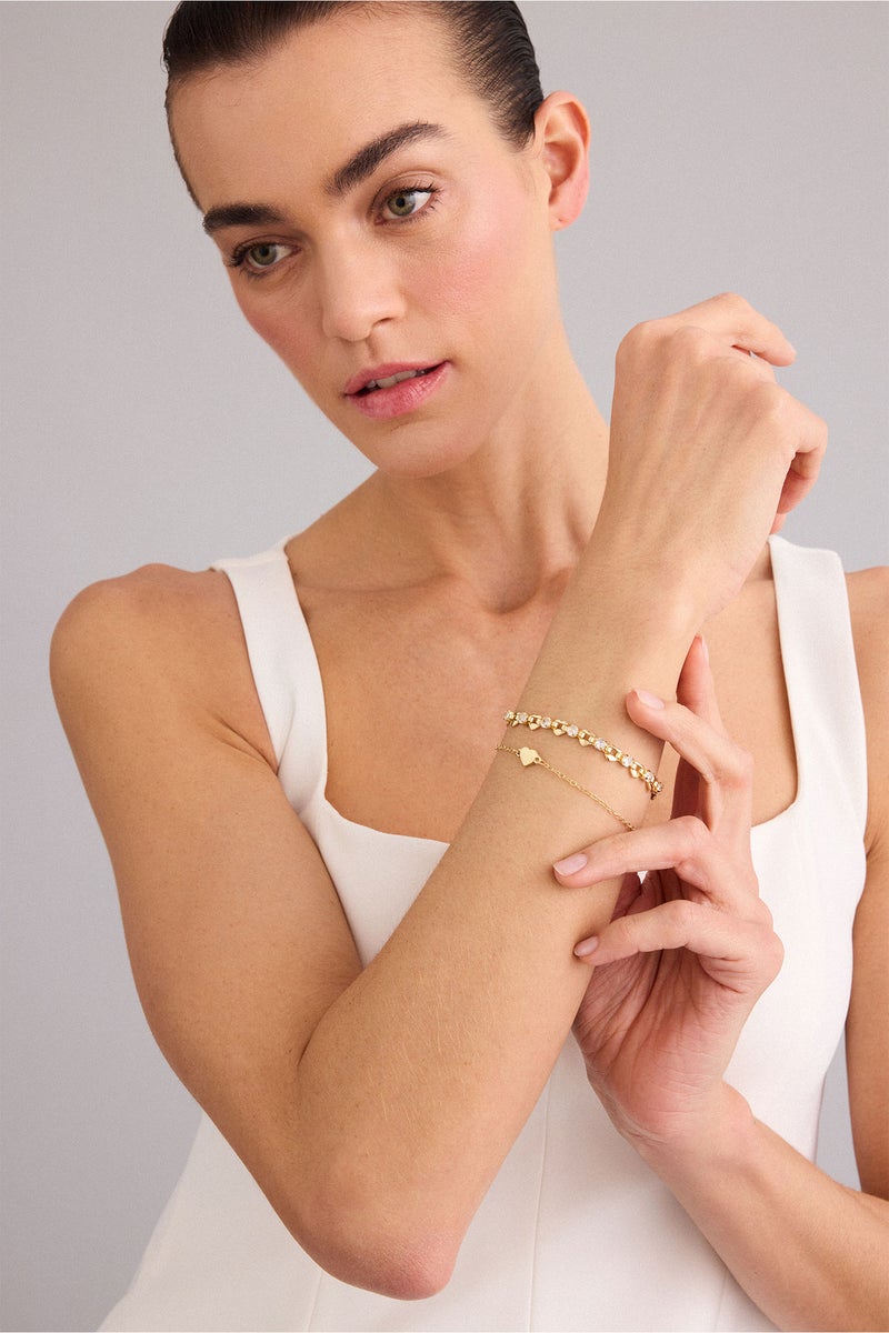 DeFacto Gold Woman Woman 2 Piece Bracelet Set Casual - Image 1