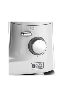 BLACK&DECKER Kitchen Stand Mixer Machine, 1000W Power, 4L Large Capacity, Stainless Steel Bowl, 6 Speed Settings For Perfect Baking Results, Easy Mixing & Kneading,  - Image 4