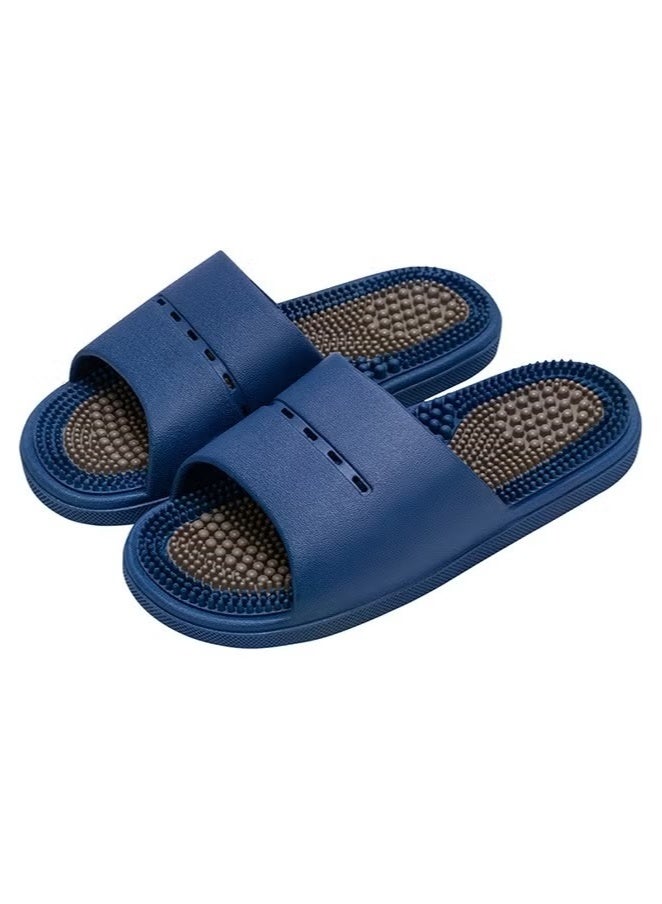 LIVQORA Men's Plantar Fasciitis Massage Slippers – Non-Slip Acupressure Sandals for Foot Pain Relief, Stress Reduction, Bath & Daily Use - Image 3