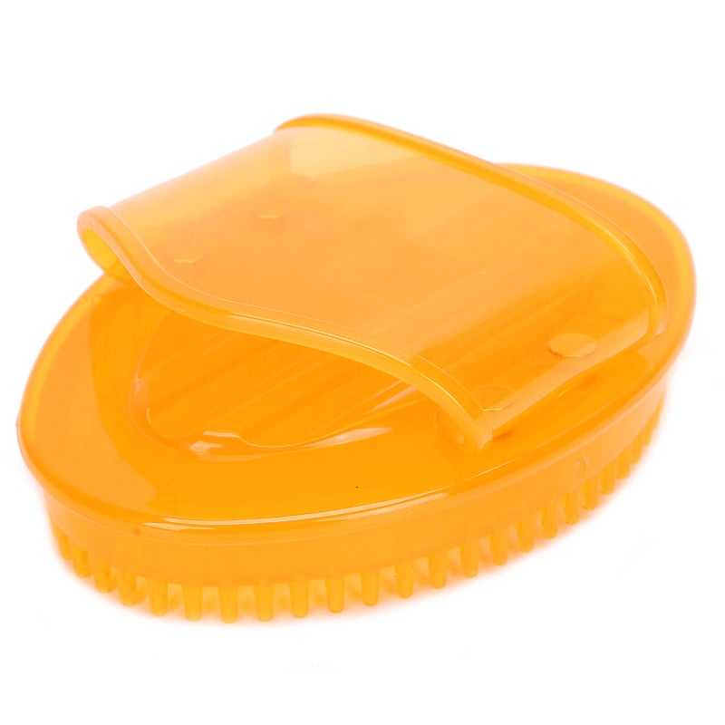 Meridians Massage Brush Whole Body Relaxation Massage Comb Essential Oil BrushYellow - Image 1