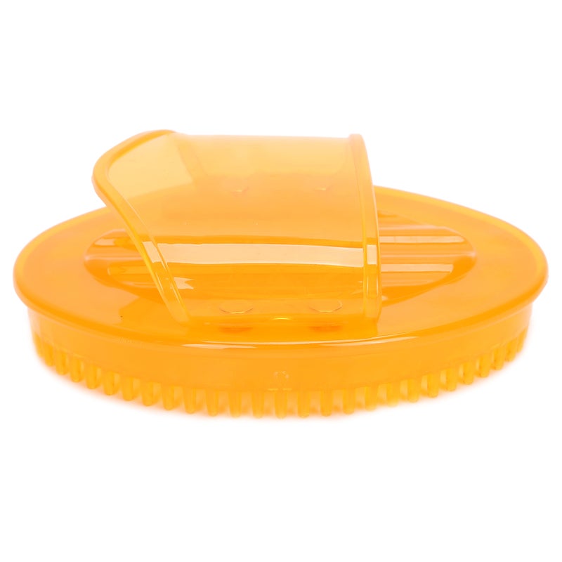 Meridians Massage Brush Whole Body Relaxation Massage Comb Essential Oil BrushYellow - Image 3