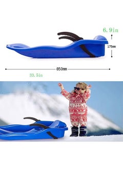 YIJIA HOME GOODS Portable Sled And Lawn Skiing, Drawstring For Children And Boat Sled Sprinters, Blue  - Image 5
