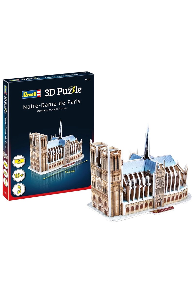 Revell 3D Puzzle Construction Kit - Notre Dame - Image 1