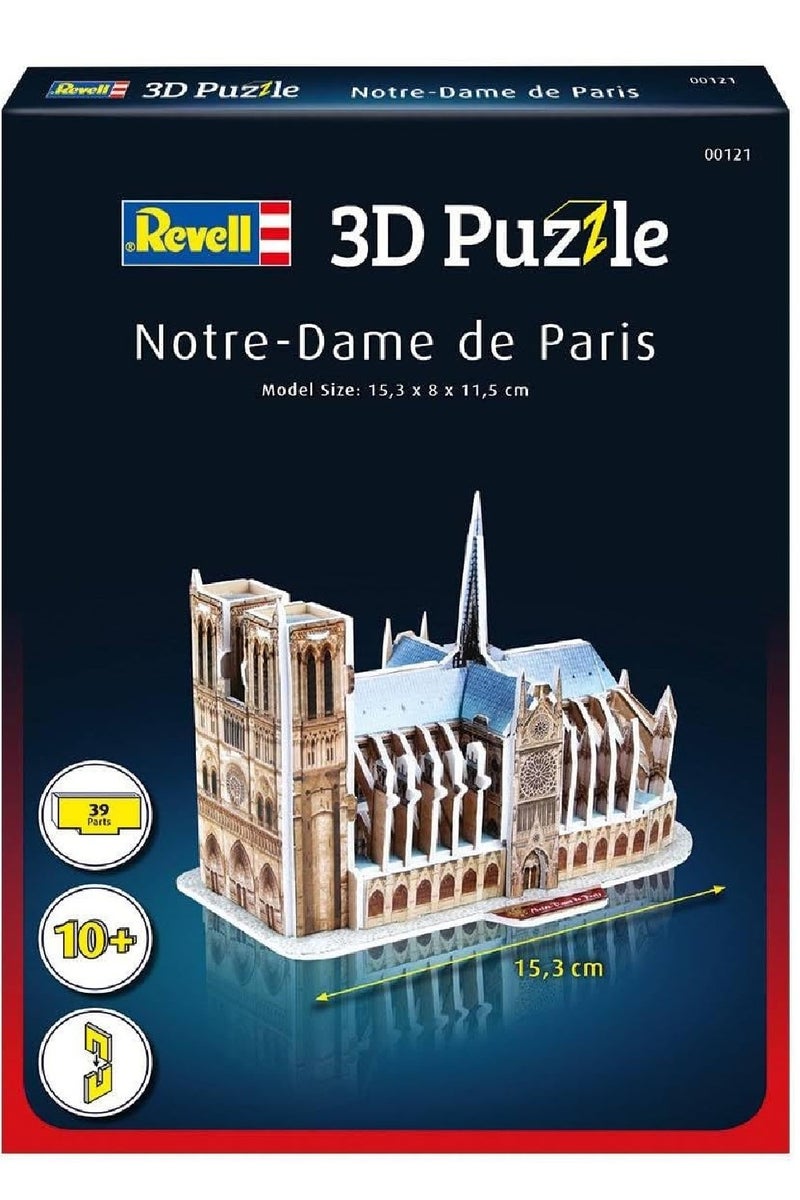 Revell 3D Puzzle Construction Kit - Notre Dame - Image 3