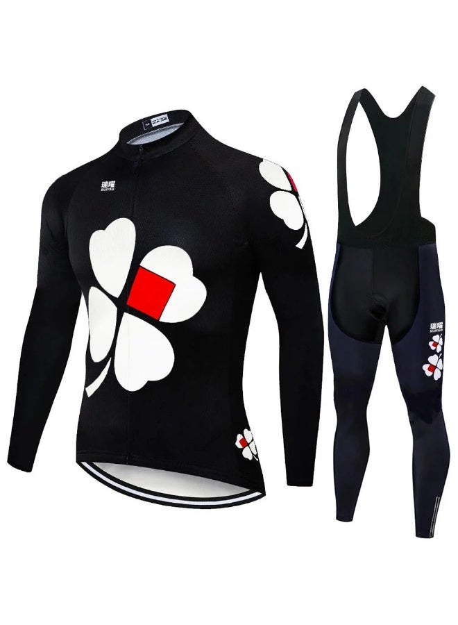 KUYING Men's And Women's Long Sleeved Thin Mountain Bike Riding Suit Set  - Image 1