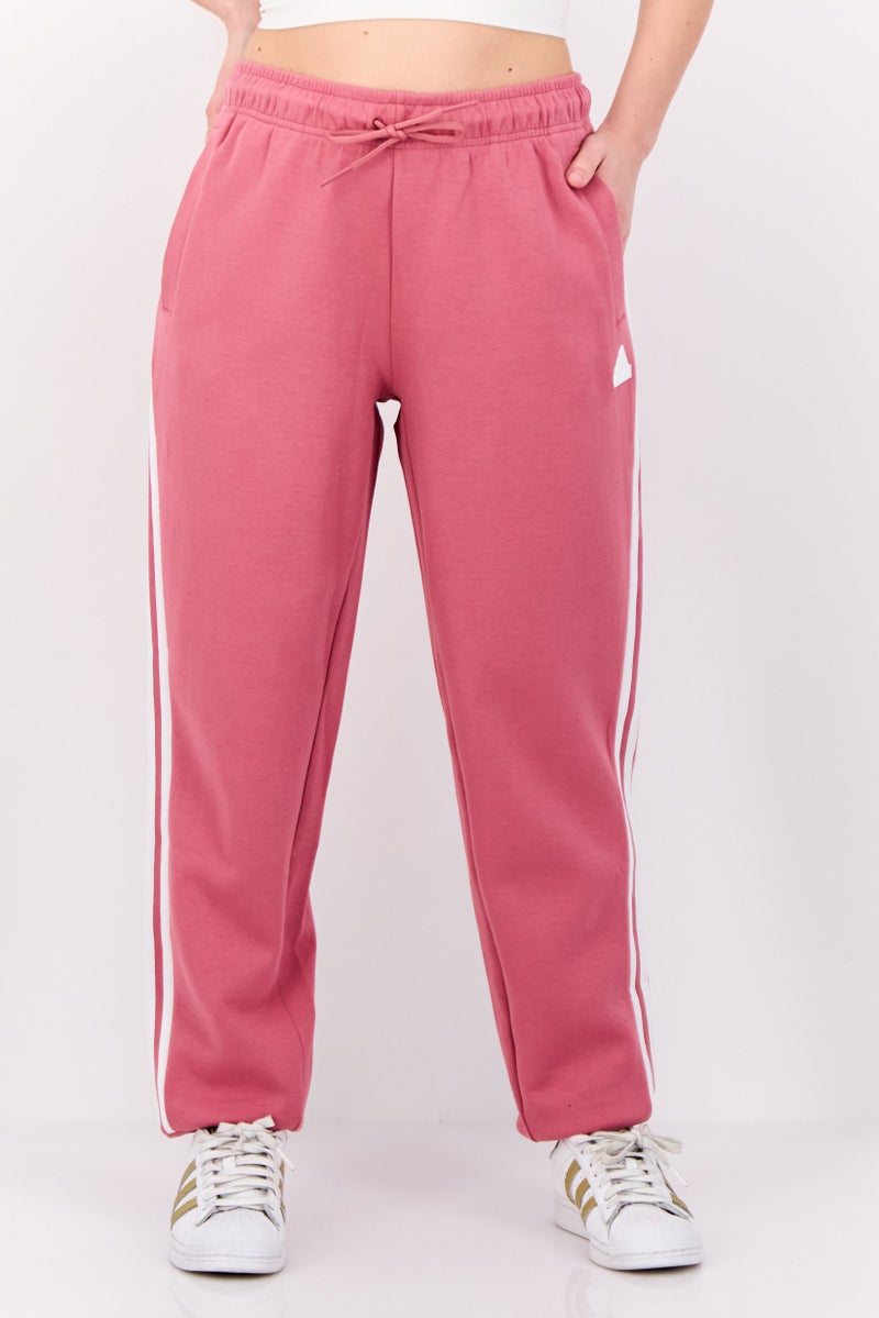 Adidas Women Regular Fit Brand Logo Outdoor Jogger Pants, Mauve  - Image 1