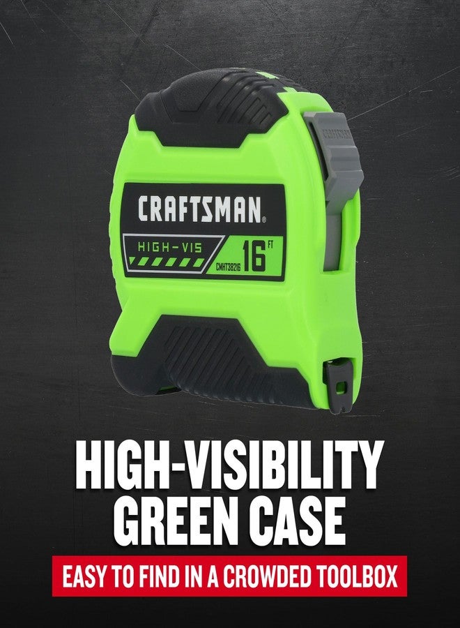 CRAFTSMAN High-Visibility Tape Measure 16 FT (CMHT38216S) - Image 4