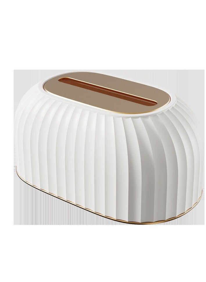 Tissue Box Cover Holder,Napkin Storage Box for Living Room Bedroom Bathroom Office Car - Image 2