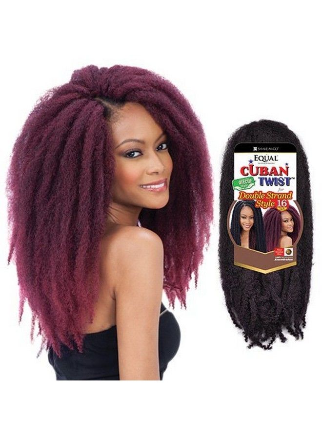 FreeTress Equal Synthetic Hair Braids Double Strand Style Cuban Twist Braid 16" (6Pack 2) - Image 5