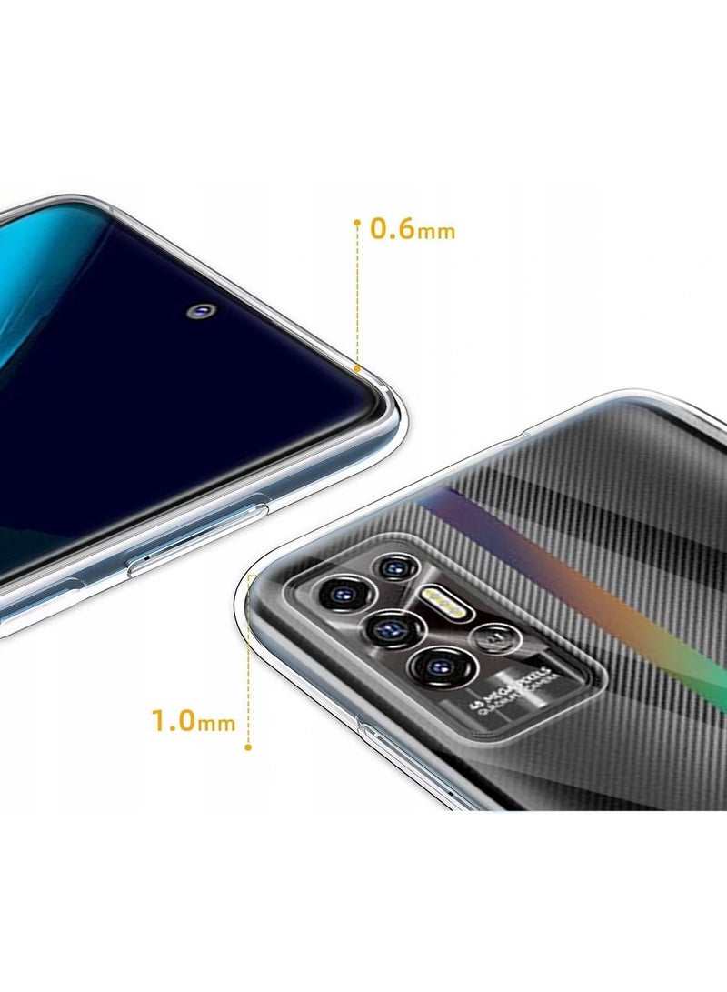 Wtech TPU Soft Corner Case Cover For Tecno Pova 2 4G Clear - Image 4