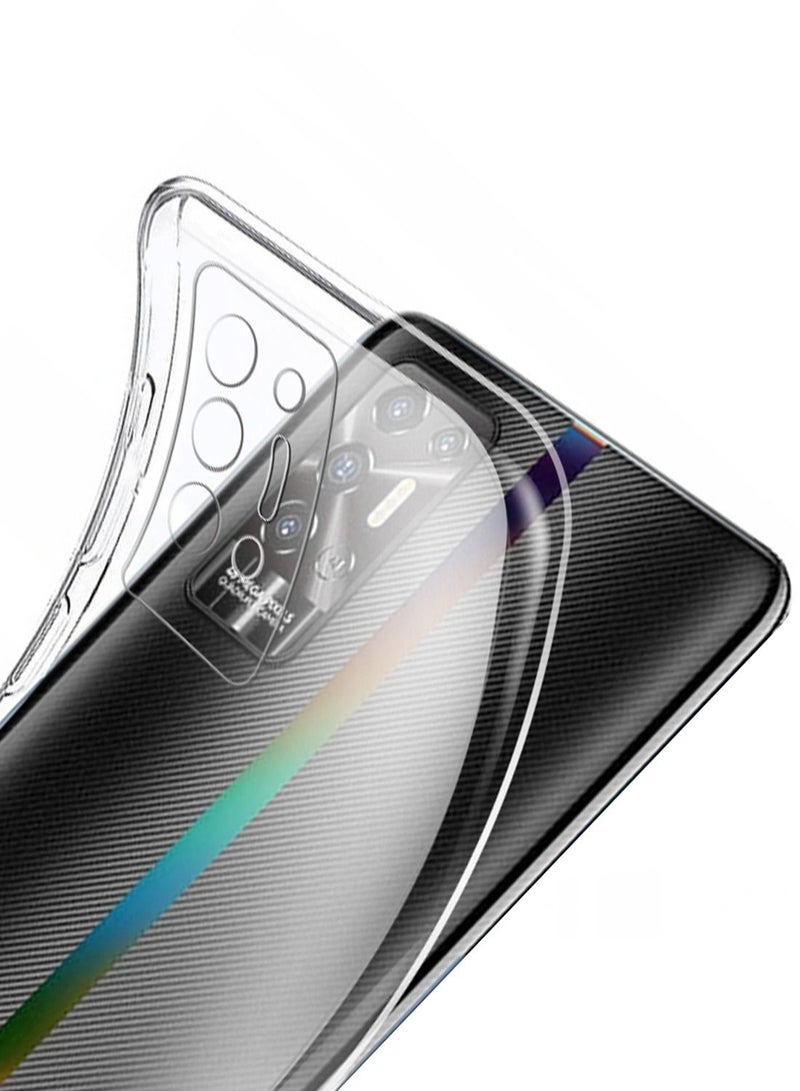 Wtech TPU Soft Corner Case Cover For Tecno Pova 2 4G Clear - Image 1