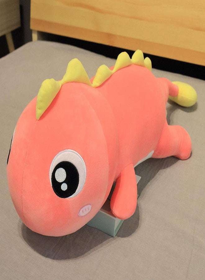 Tickles Dinosaur Super Soft Stuffed Plush Toy Cum Pillow for Kids Boys & Girls Birthday Gift (Color: Pink Size: 40 cm) - Image 1