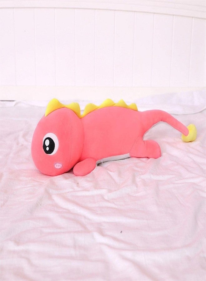 Tickles Dinosaur Super Soft Stuffed Plush Toy Cum Pillow for Kids Boys & Girls Birthday Gift (Color: Pink Size: 40 cm) - Image 2