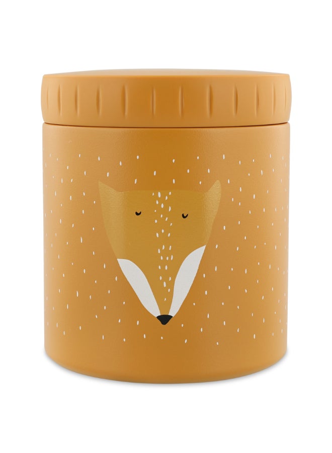 Trixie Double Wall Insulated Food Jar - 500ml - Mr. Fox - Image 1