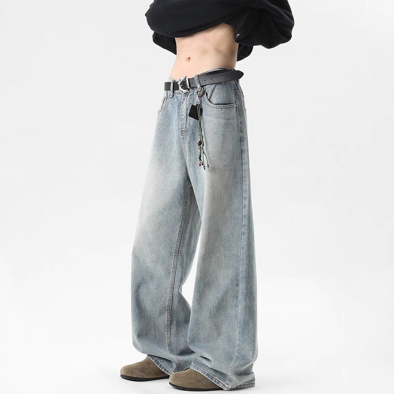 Unisex Casual Daily Denim Jeans - Image 2