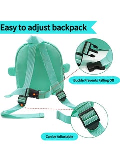 INFOSUN Children's Traction Rope, 4 in 1 Cute Kids Dinosaur Backpack Shoulder Straps, Kids Toddler Anti-lost Walker Backpack Belt Wrist Straps for Boys Girls Outdoor Walking  - Image 4