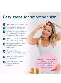 Frownies FROWNIES Forehead and Between the Eyes Wrinkle Patches - Hypoallergenic Facial Patches to Smooth & Soften Forehead Wrinkles & Eleven Lines - For Overnight Use, 144 Patches  - Image 2
