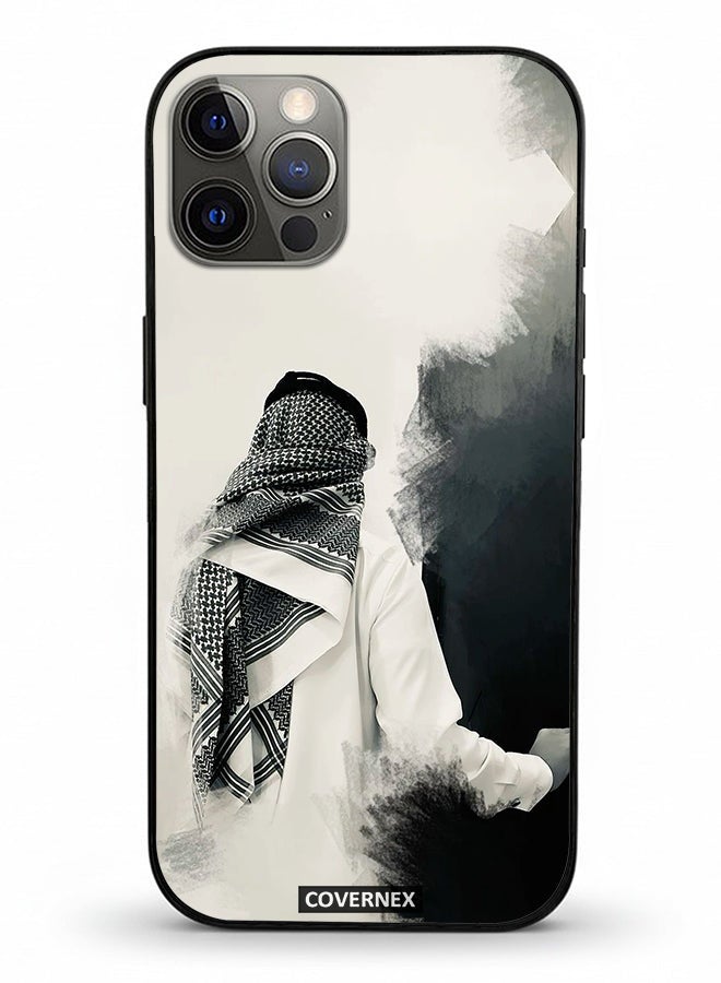 Covernex Apple iPhone 12 Pro Protective Case Cover Printed Featuring Minimalist Monochrome - Image 2