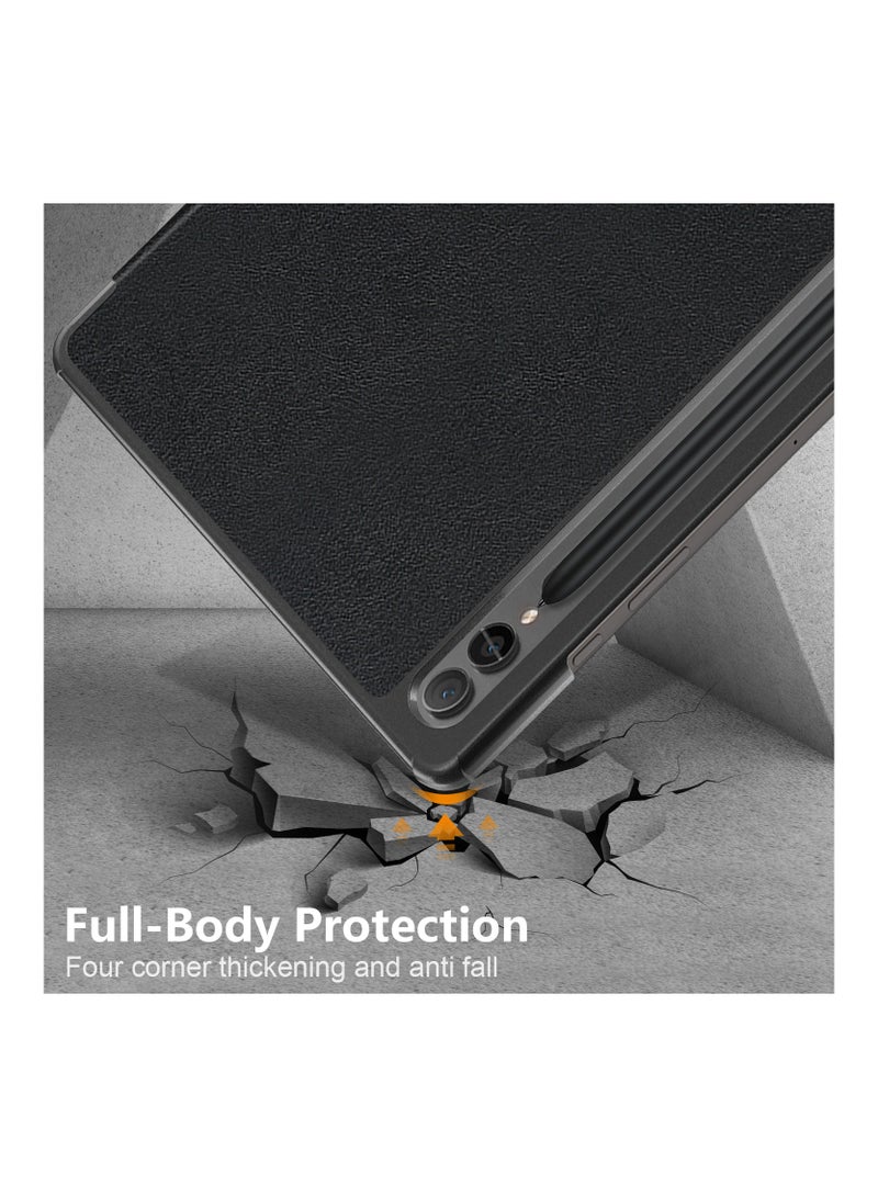 Tablet Case for Samsung Galaxy Tab S9 FE Plus 12.4 inch Protective Stand Case Hard Shell Cover - Image 3