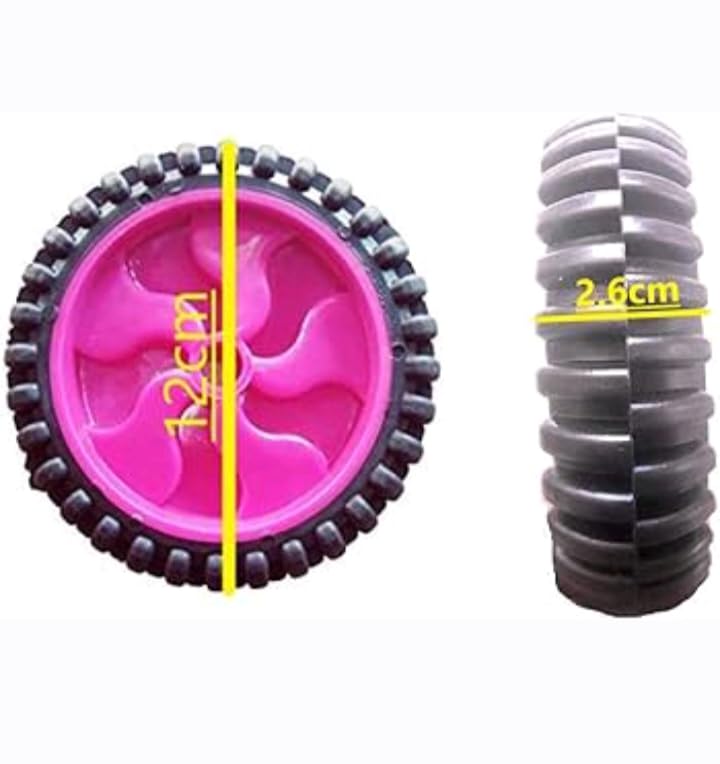 Neemo Child cycle side Wheels, Pink and Black, High-Grip Rubber Tyres, 2-Pack - Image 2