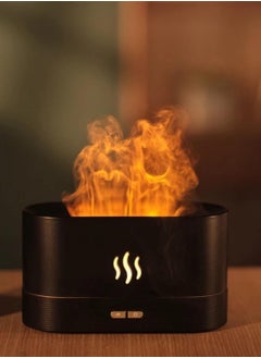 Next Life Flame Effect Humidifier Aroma Diffuser Aromatherapy Light Mist Atomizer Auto Off Protection for Spa Home Yoga Office 180ml  - Image 1