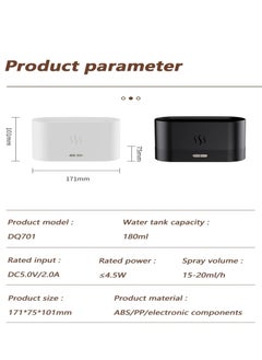 Next Life Flame Effect Humidifier Aroma Diffuser Aromatherapy Light Mist Atomizer Auto Off Protection for Spa Home Yoga Office 180ml  - Image 2