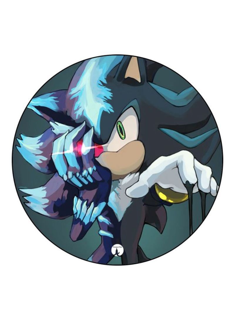 RKN Sonic Printed Mouse Pad  Blue/Grey/Purple