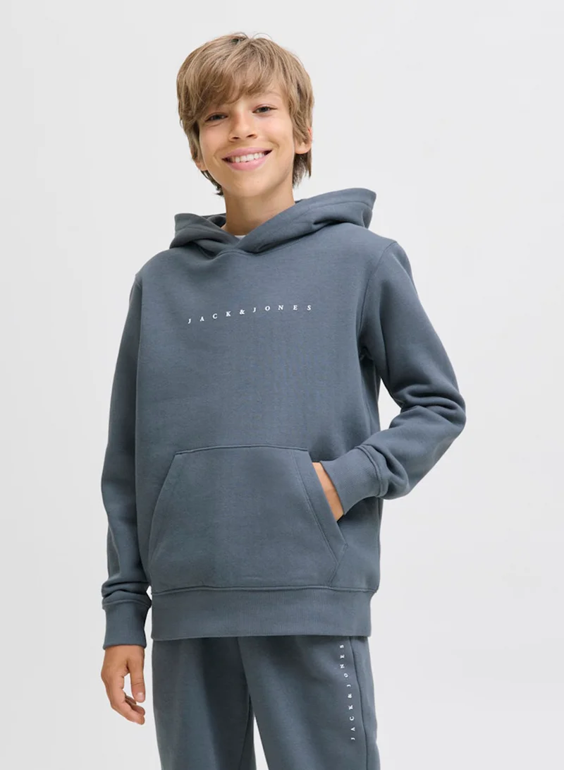 Jack & Jones Junior Kids Jjestar Logo Hoodie