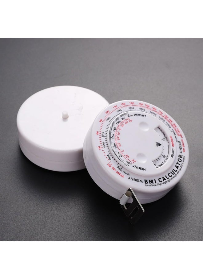 ECVV - BMI Measuring Tape BMI Wheel Calculator Body Mass Index Calculator, Body Tape Measure for Body Waist Weight Health Accurate Measurement - Image 1