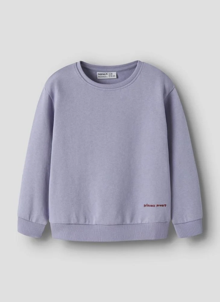 Kids Long Sleeve Regular Fit Sweatshirt