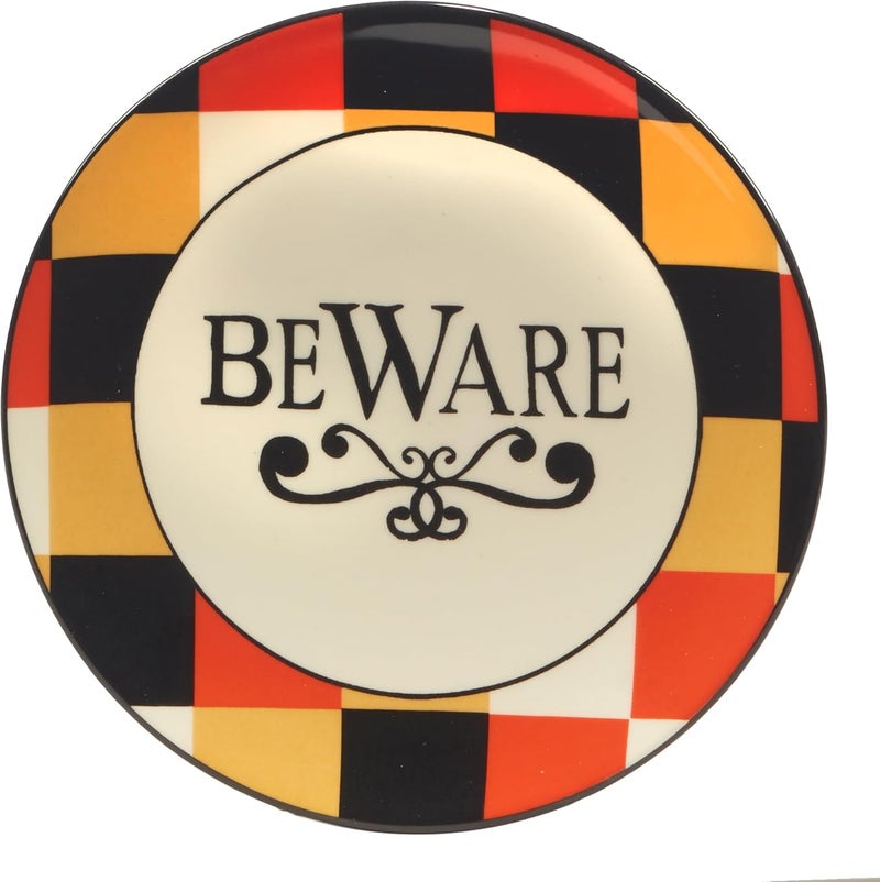 Certified International مجموعة أطباق كانابي غداء هالوين المخيف المعتمدة دوليًا 6 من 4 ألوان متعددة - Image 4