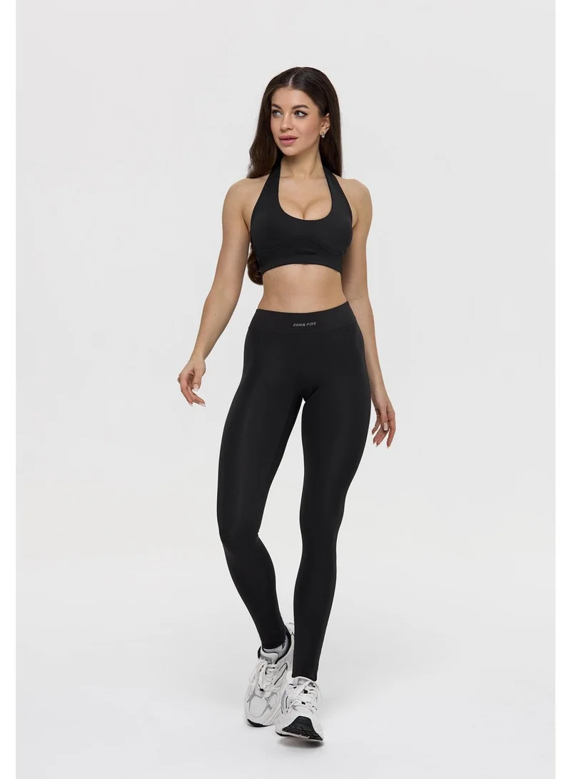 Bona Fide Bona Fide Addiction Black – High Waisted Sculpting Leggings for Women