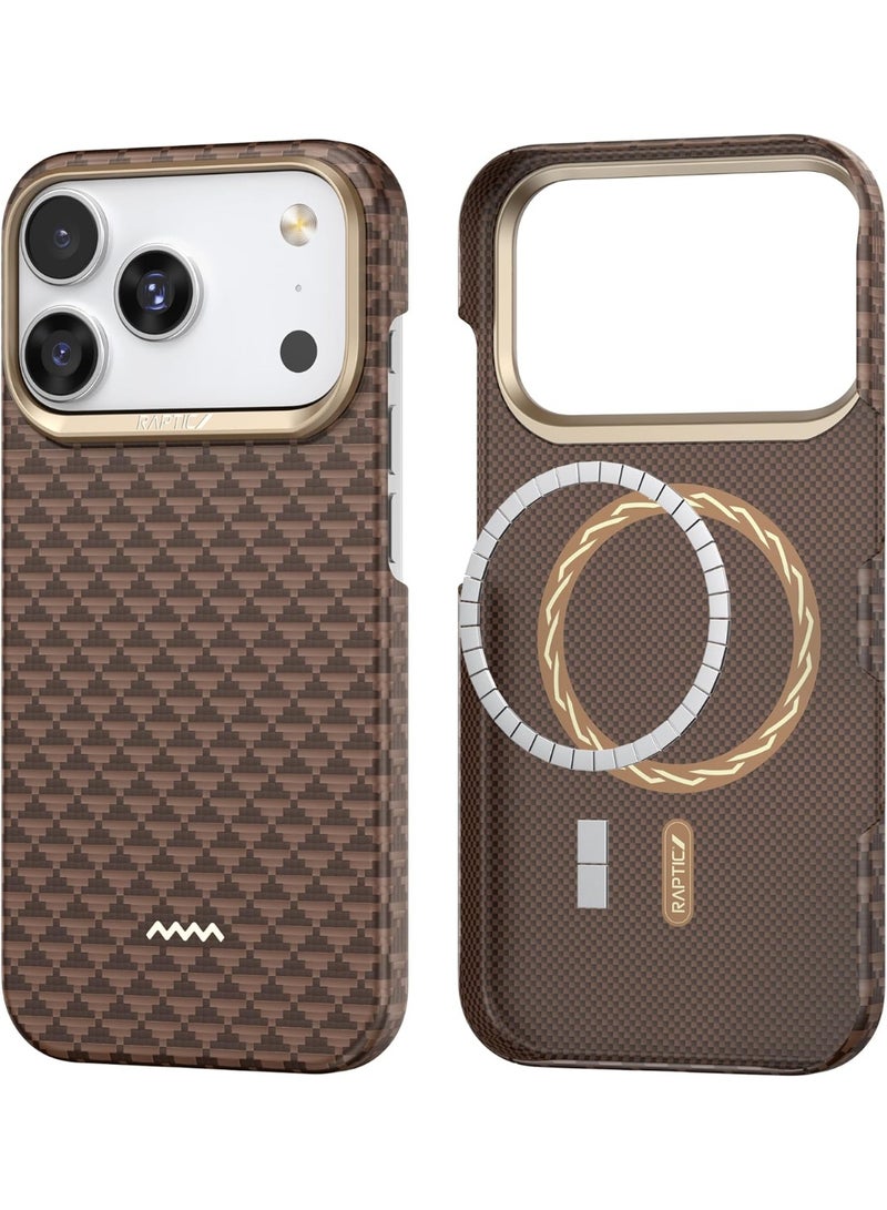 RAPTIC Aramid Skin for iPhone 17 PRO Case [MagSafe] Ultra Slim 1500D Aramid Fiber cover - Humble - Image 1
