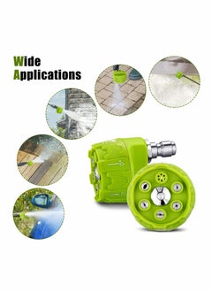 KASTWAVE Pressure Washer Spray Nozzle, 2 Pcs 6 in 1 Quick Changeover and Adjustable 1/4in Plug Connect Tips 4000 Psi Washer Nozzle for Pressure Washer  - Image 3
