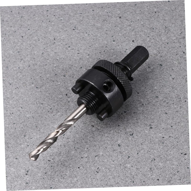 ARTIBETTER 1pc Heavy Duty Metal Handle Hole Arbor with Precision Drill Bits for Mandrel for Plasterboard Cutting - Image 4