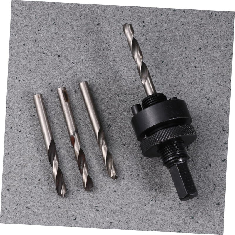 ARTIBETTER 1pc Heavy Duty Metal Handle Hole Arbor with Precision Drill Bits for Mandrel for Plasterboard Cutting - Image 2